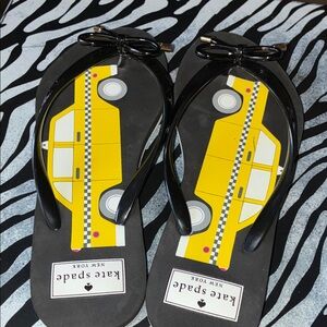 Kate Spade Taxi Design Flip Flops